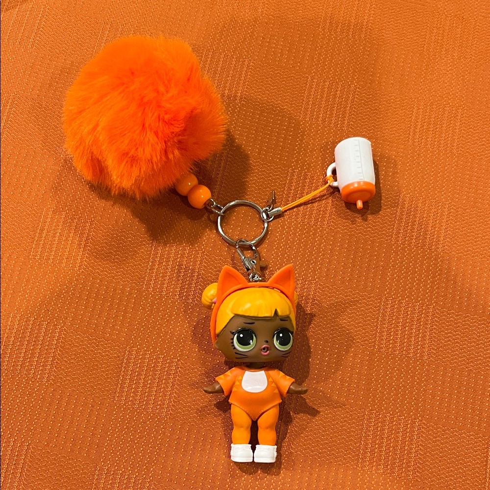 Orange Cat Keychain Toy LOL Surprise